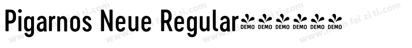 Pigarnos Neue Regular字体转换